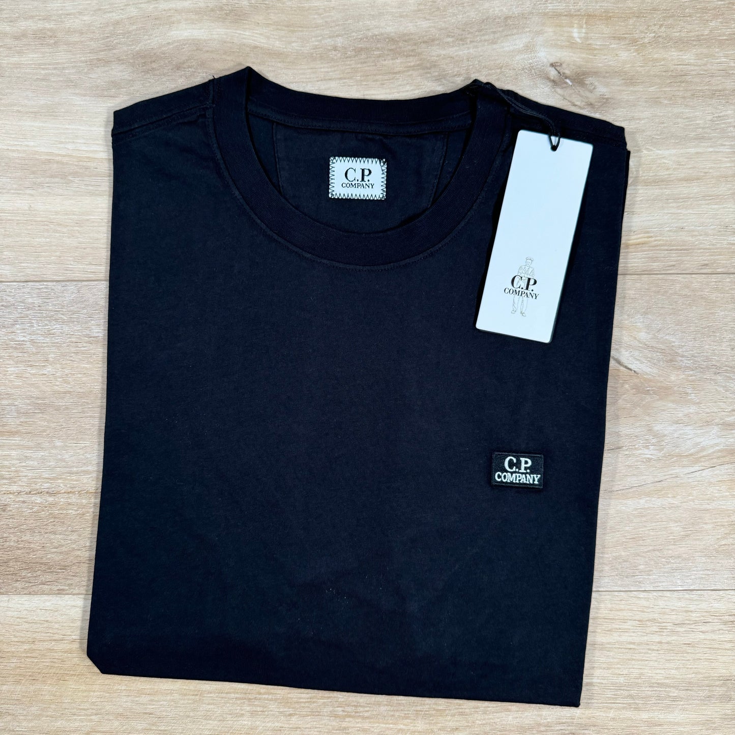 CP Company Logo Patch T-Shirt in Black