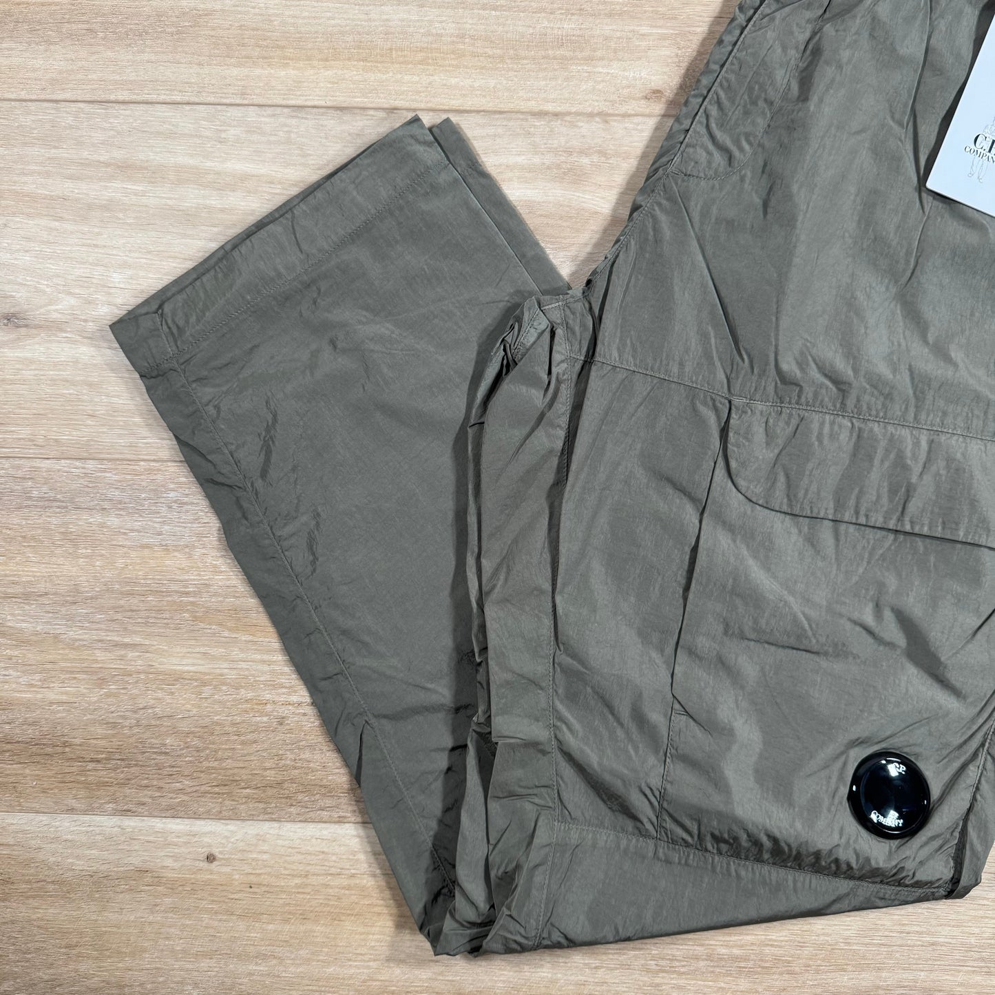 CP Company Chrome-R Loose Cargo Pants in Walnut