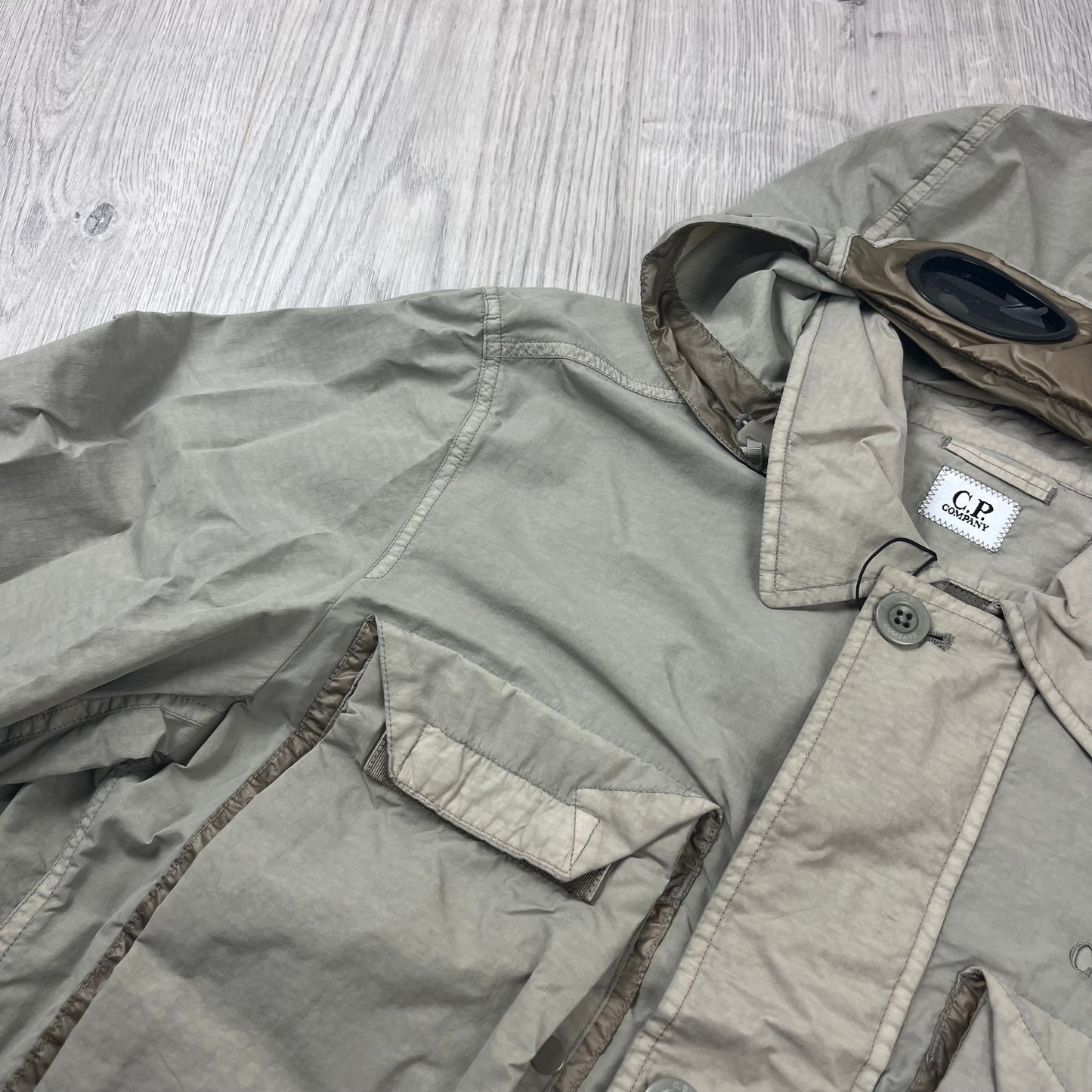 CP Company Goggle Overshirt - Vintage Khaki