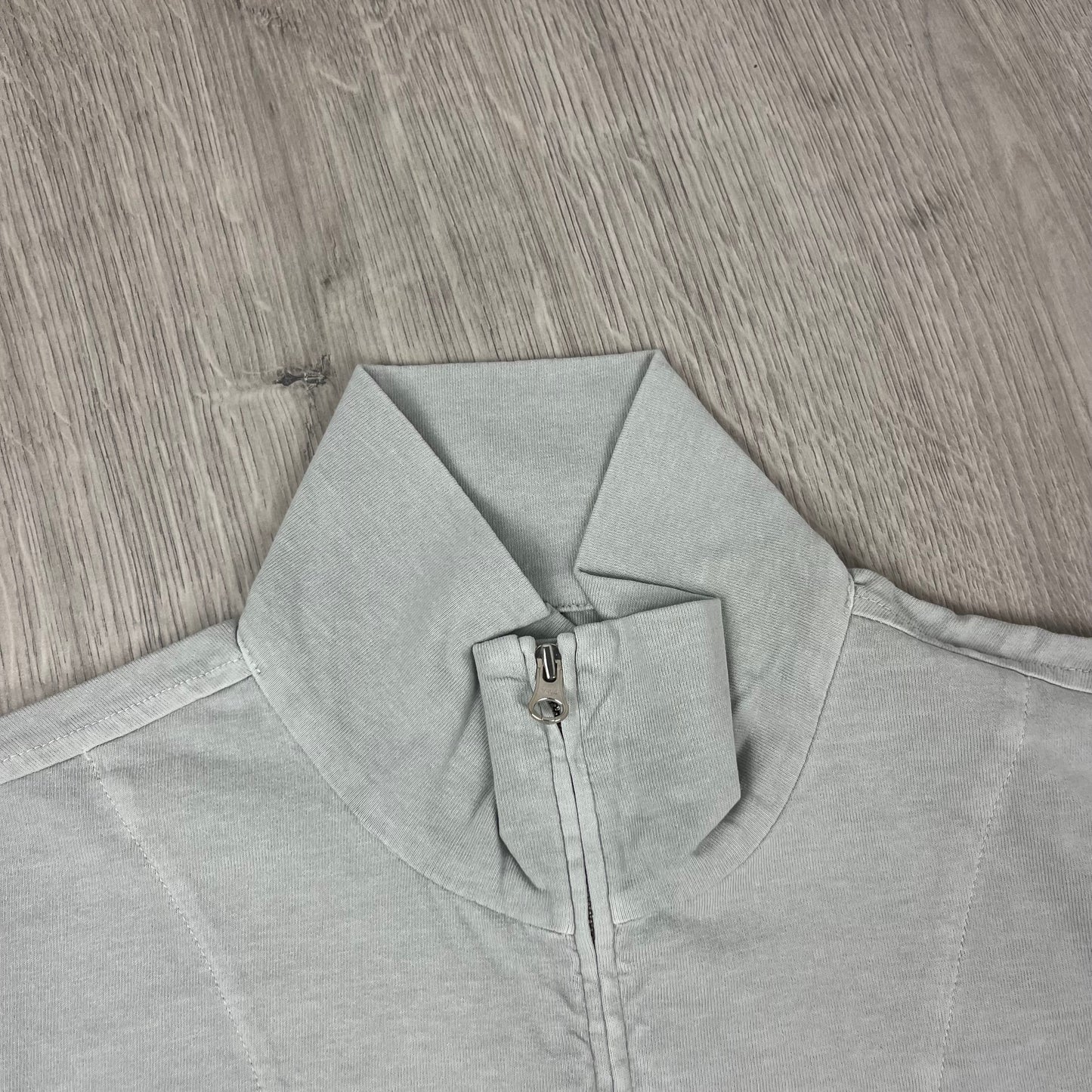 CP Company Zip Polo Shirt - Blue Fox