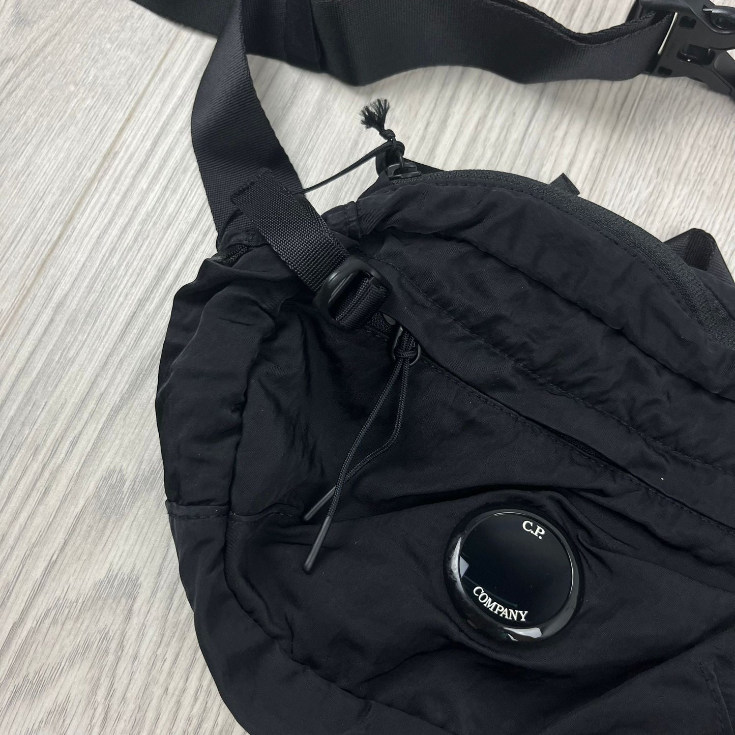 CP Company Zip Chrome Bag - Black