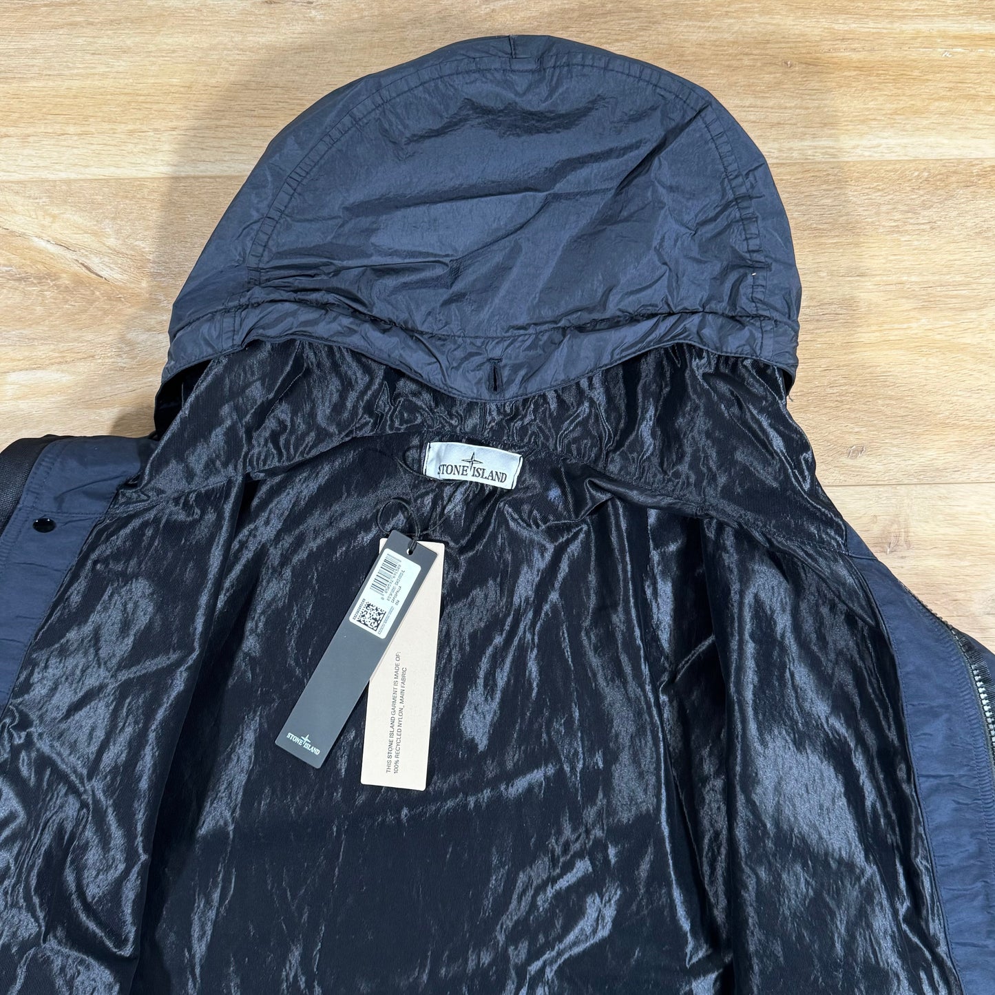 Stone Island Crinkle Reps R-NY Jacket in Navy