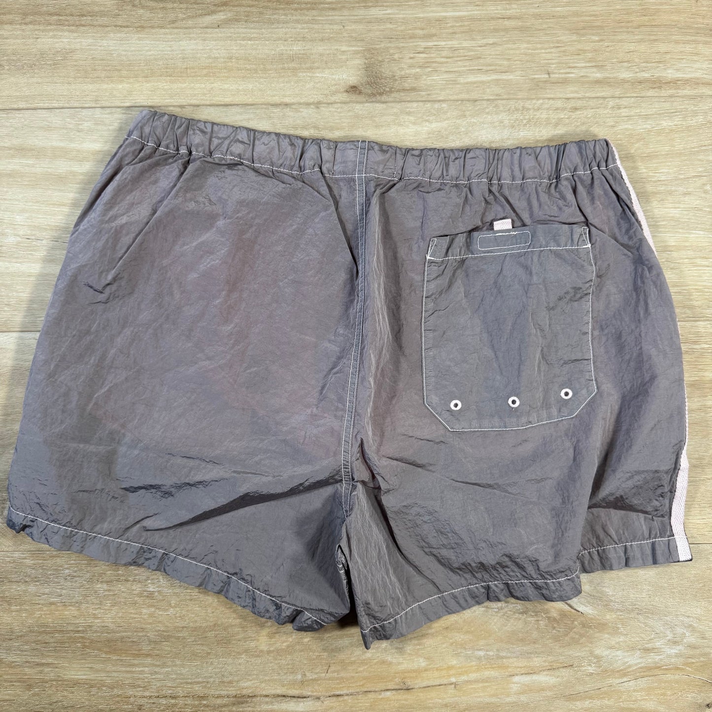 Stone Island Nylon Metal Button Swim Shorts in Antique Rose