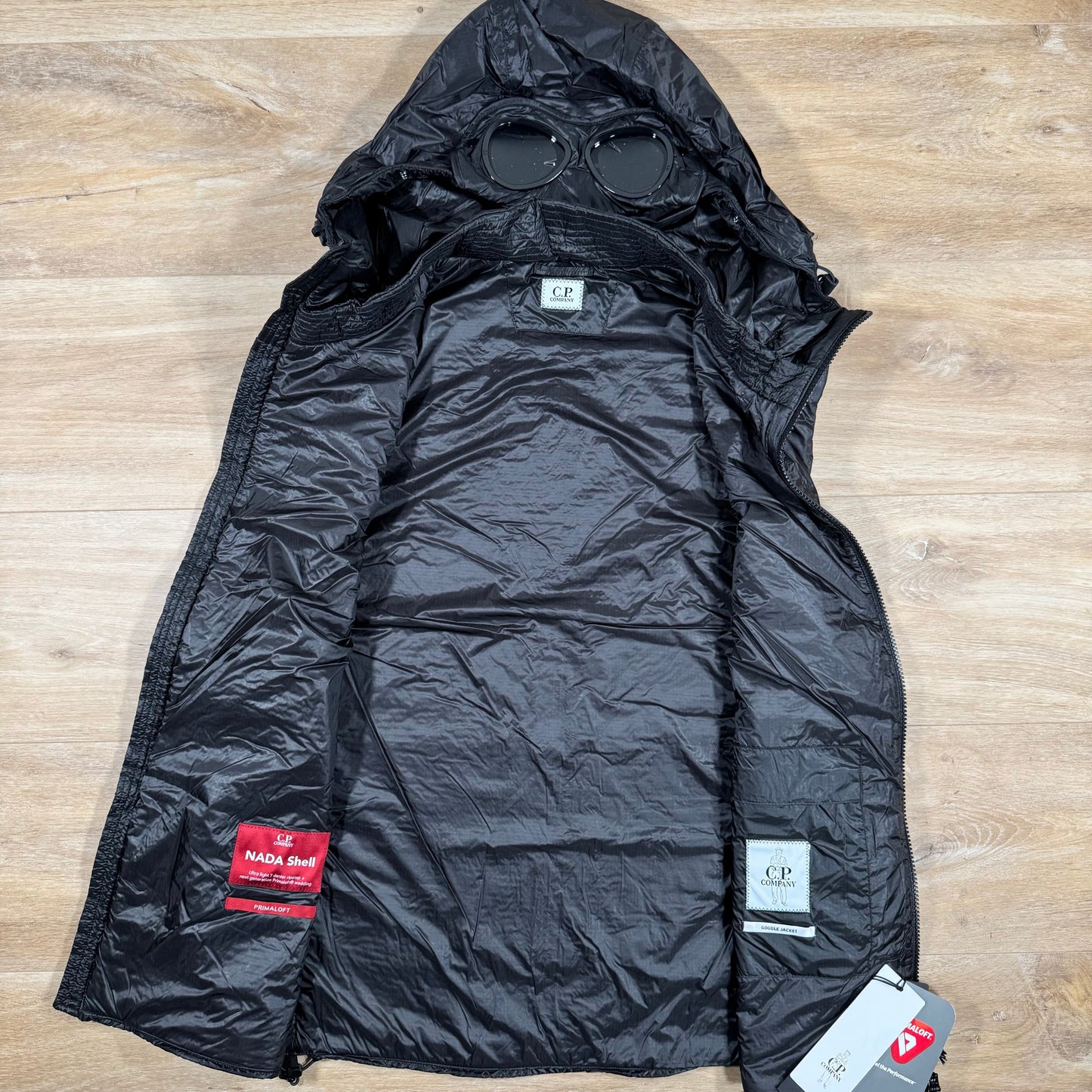 CP Company Nada Shell Goggle Vest in Black