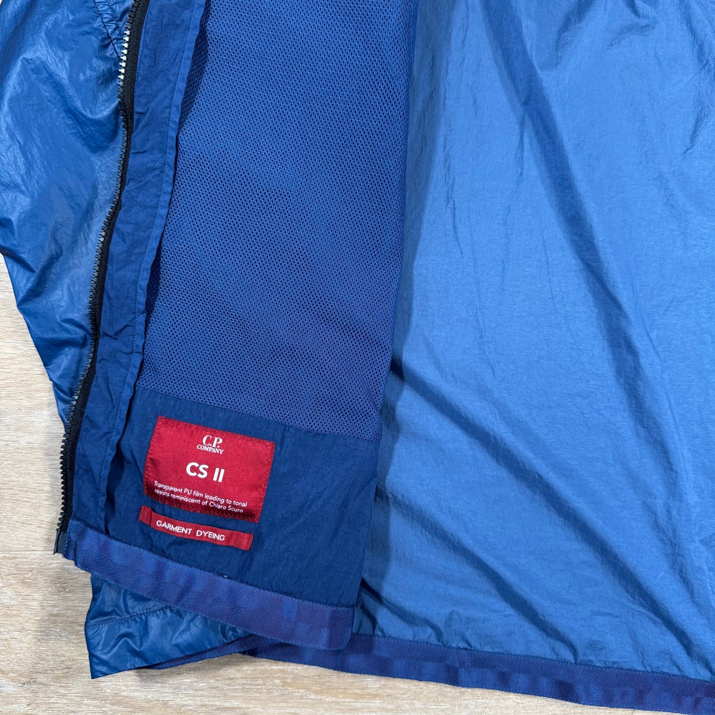 CP Company CS II Mixed Lens Jacket in Oceana - Blue