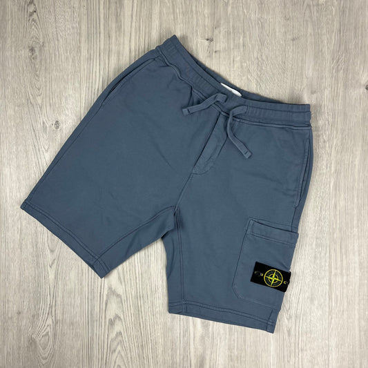 Stone Island Jersey Shorts - Avio Blue