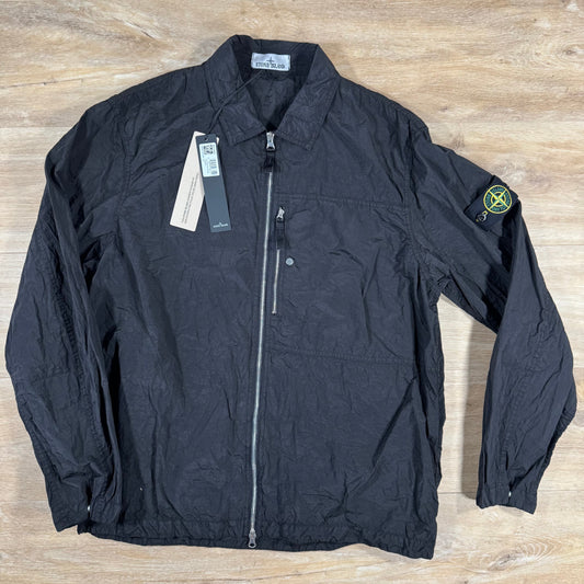 Stone Island Nylon Metal Overshirt in Black