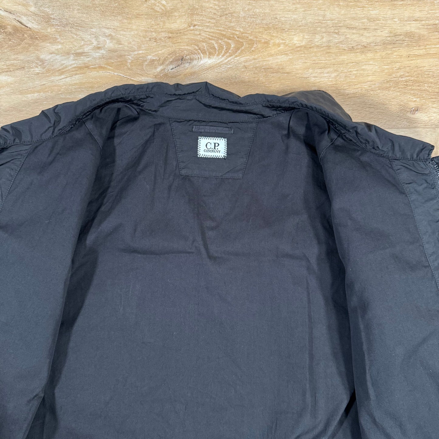 CP Company Chrome-R Lens Overshirt in Black