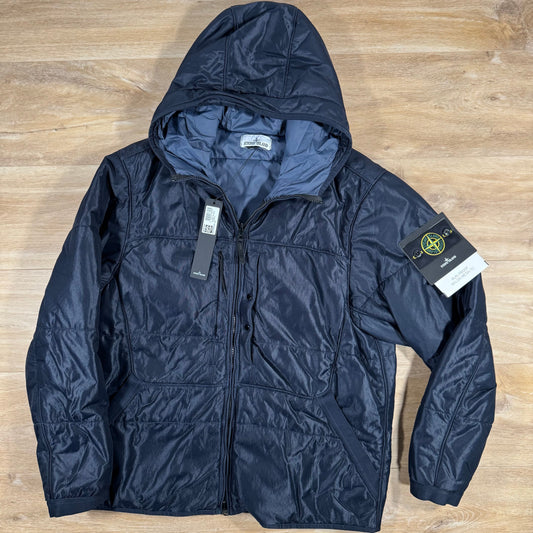Stone Island Run-Proof Nylon Mesh-TC Reversible Jacket in Navy
