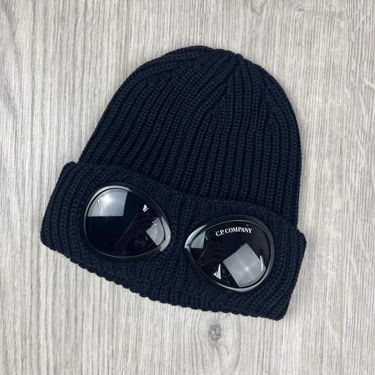 CP Company Goggle Beanie - Navy