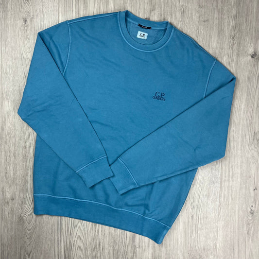 CP Company Patch Sweatshirt - Aegean Blue