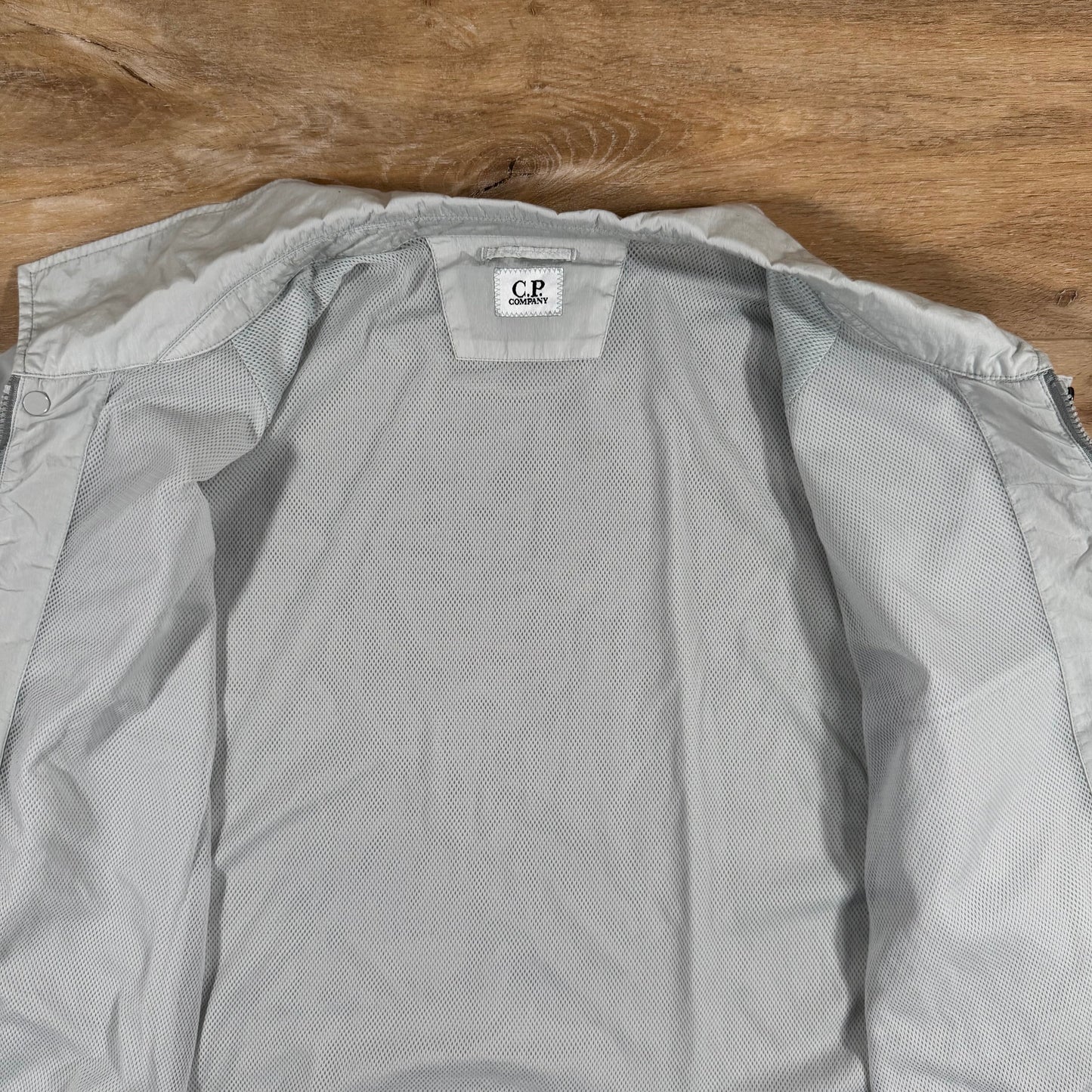 CP Company Chrome-R Lens Overshirt in Blue Fox - Grey