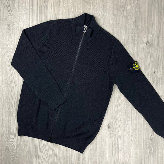 Stone Island Knit Cardigan - Charcoal