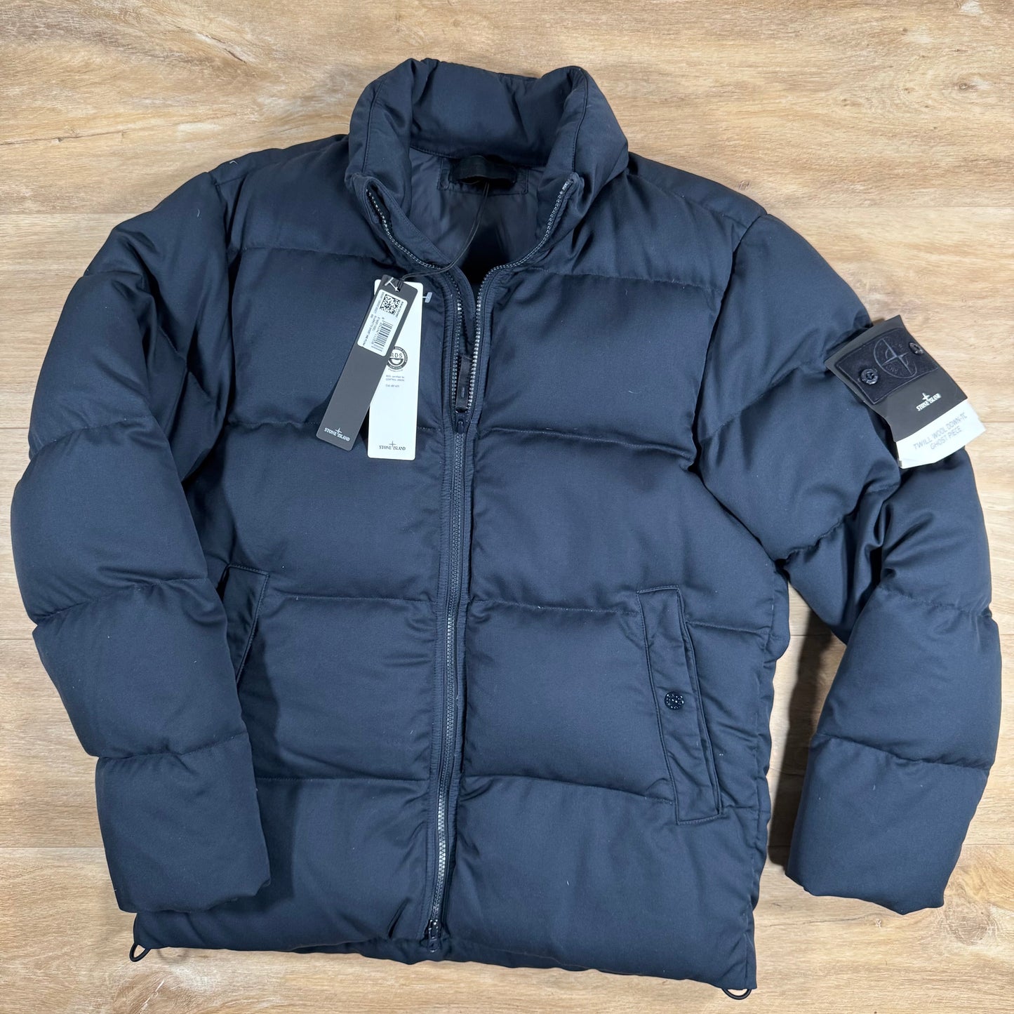 Stone Island Down-TC Ghost Jacket in Navy