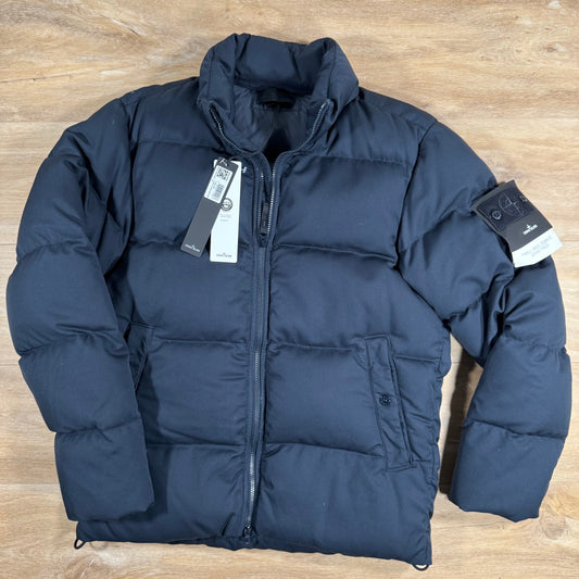 Stone Island Down-TC Ghost Jacket in Navy