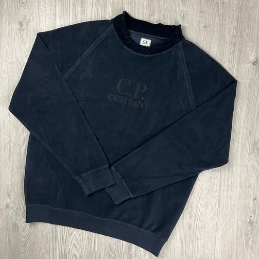 CP Company Roll Neck Sweatshirt - Navy