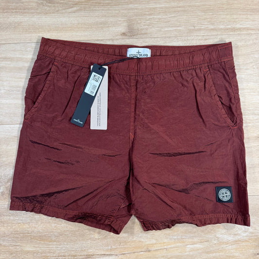 Stone Island Nylon Metal Swim Shorts in Copper