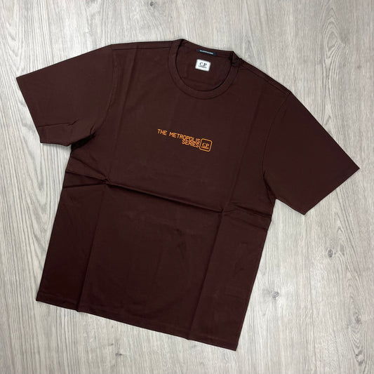 CP Company Metropolis T-Shirt - Rum Raisin