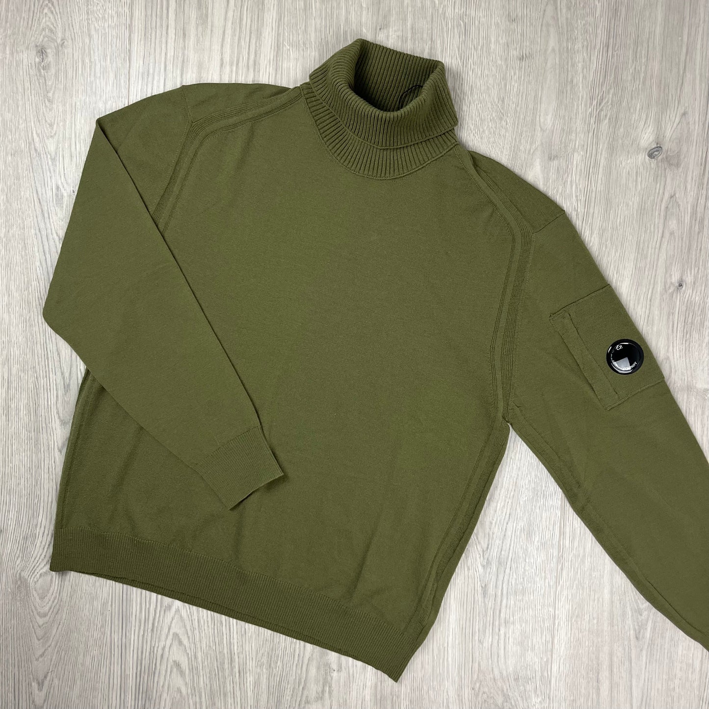 CP Company Knit Turtle Neck - Capers