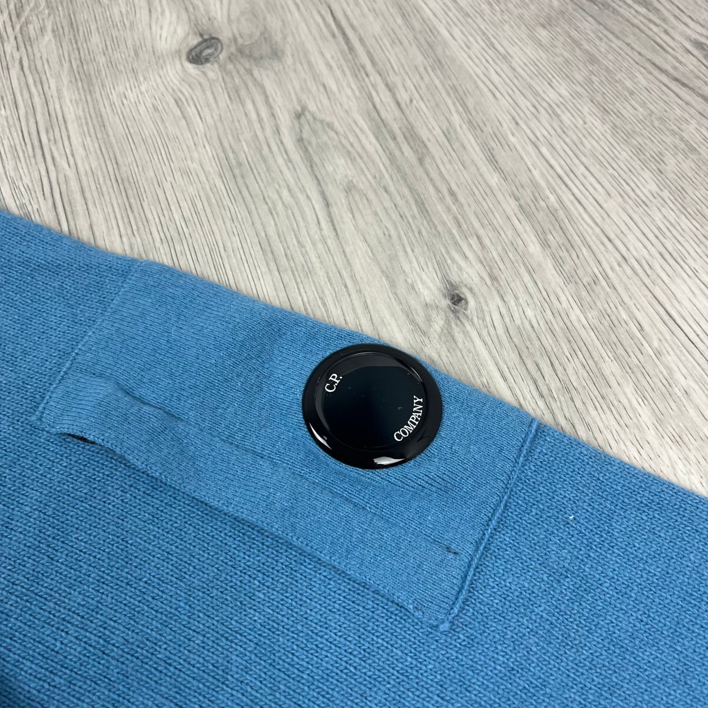 CP Company Knit Turtle Neck - Aegean Blue