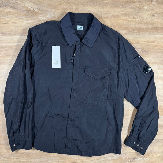 CP Company Chrome-R Lens Overshirt in Navy