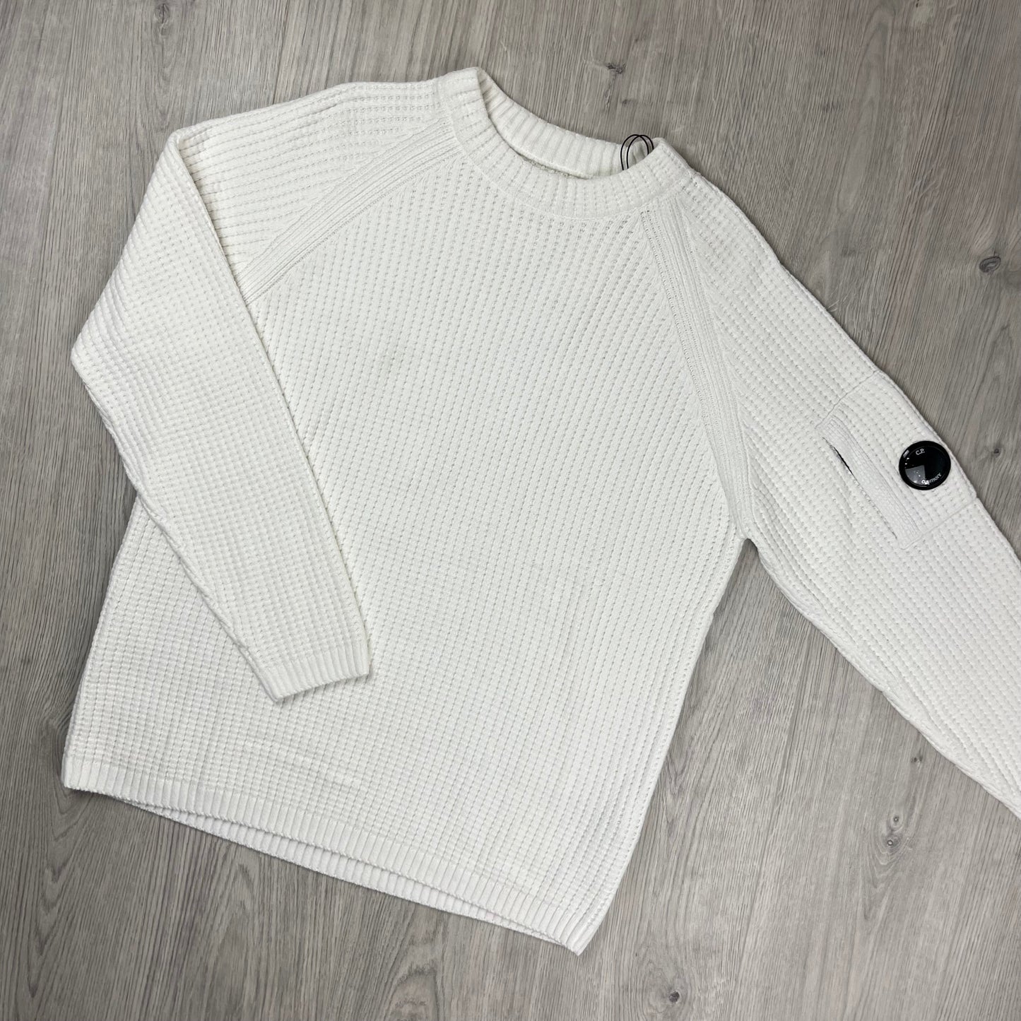 CP Company Chenille Sweatshirt - White