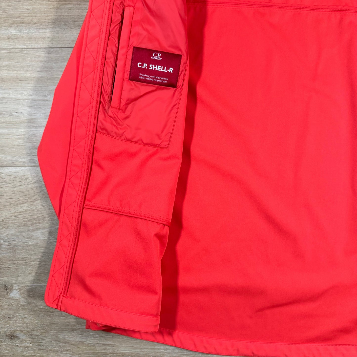 CP Company Shell-R Goggle Jacket in Poinciana Orange