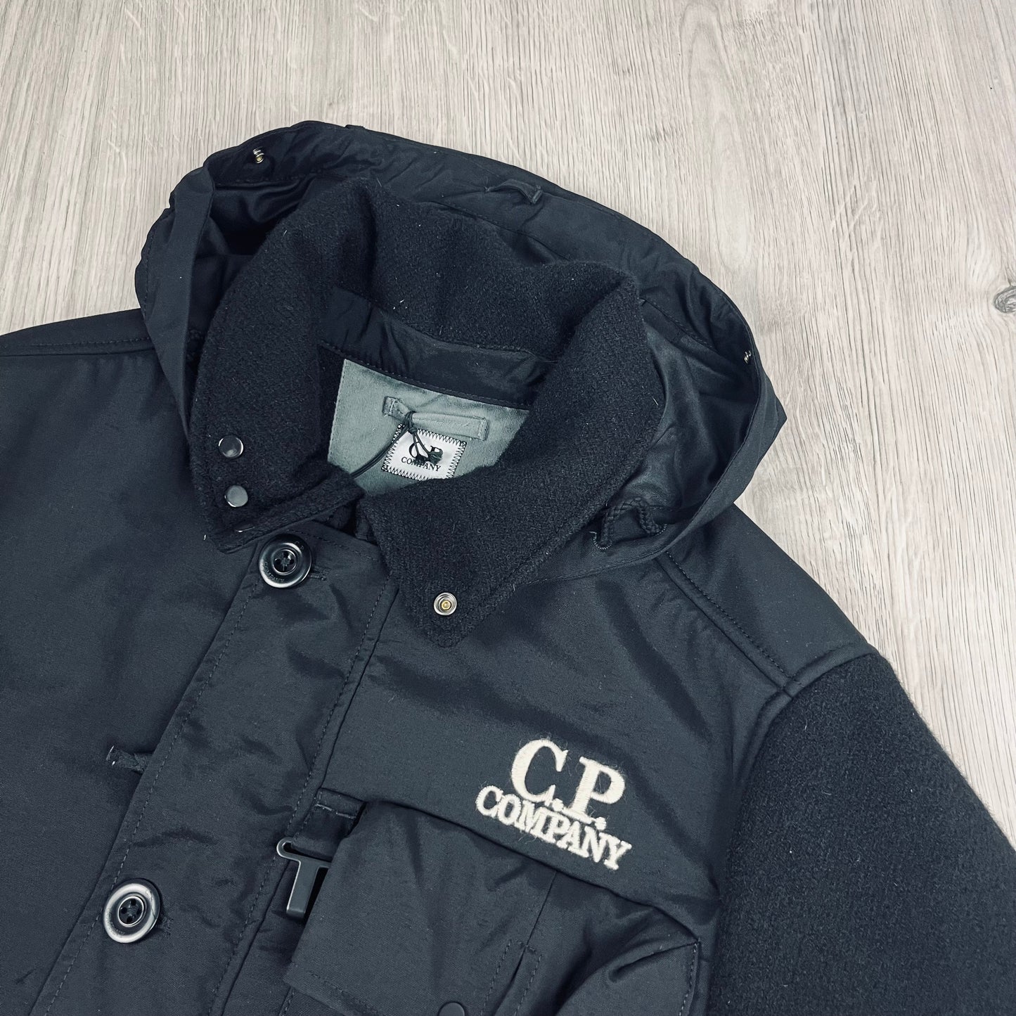 CP Company Duffel Goggle Jacket - Black