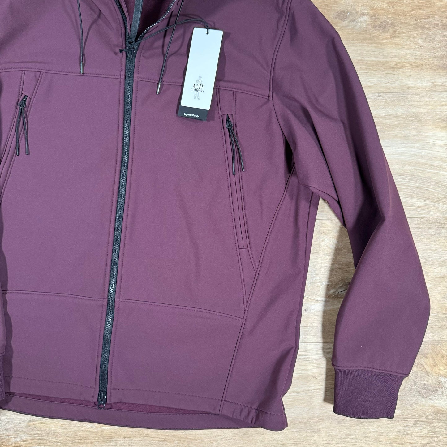 CP Company Shell-R Goggle Jacket in Potent Purple