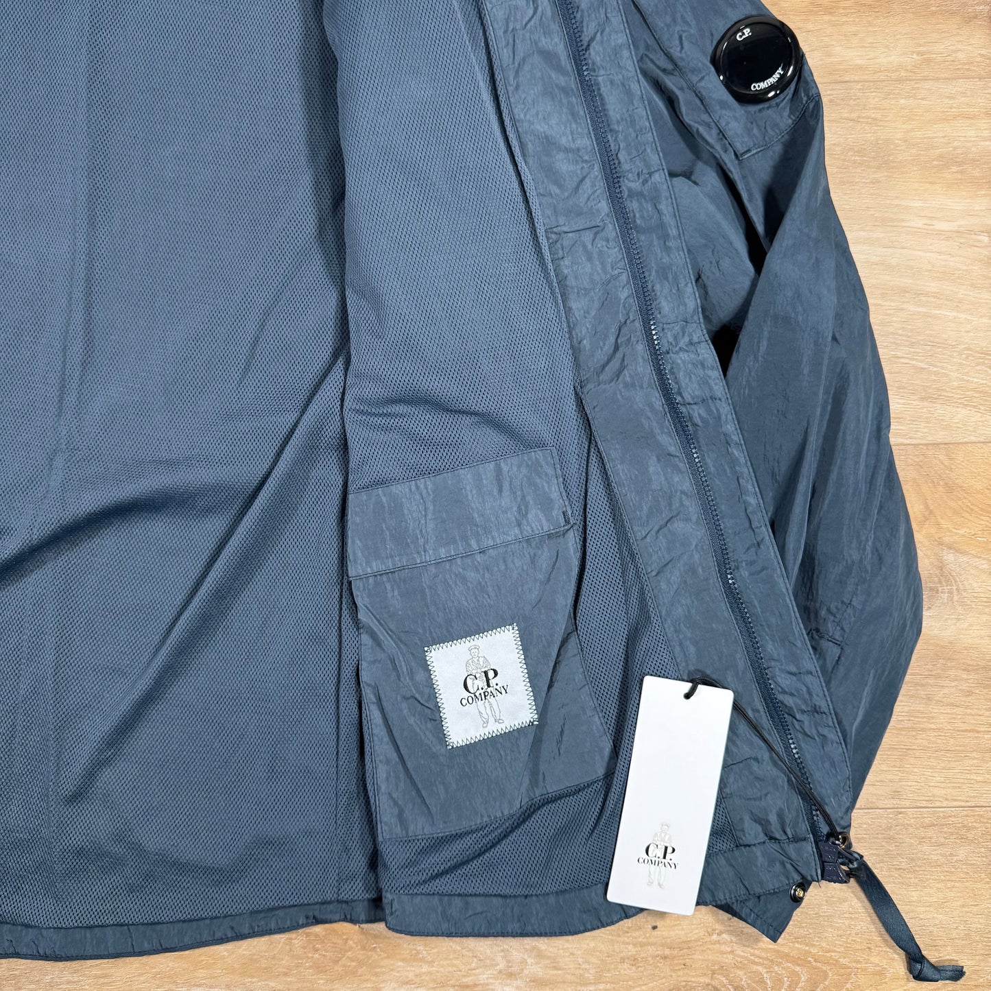 CP Company Chrome-R Lens Overshirt in India Ink