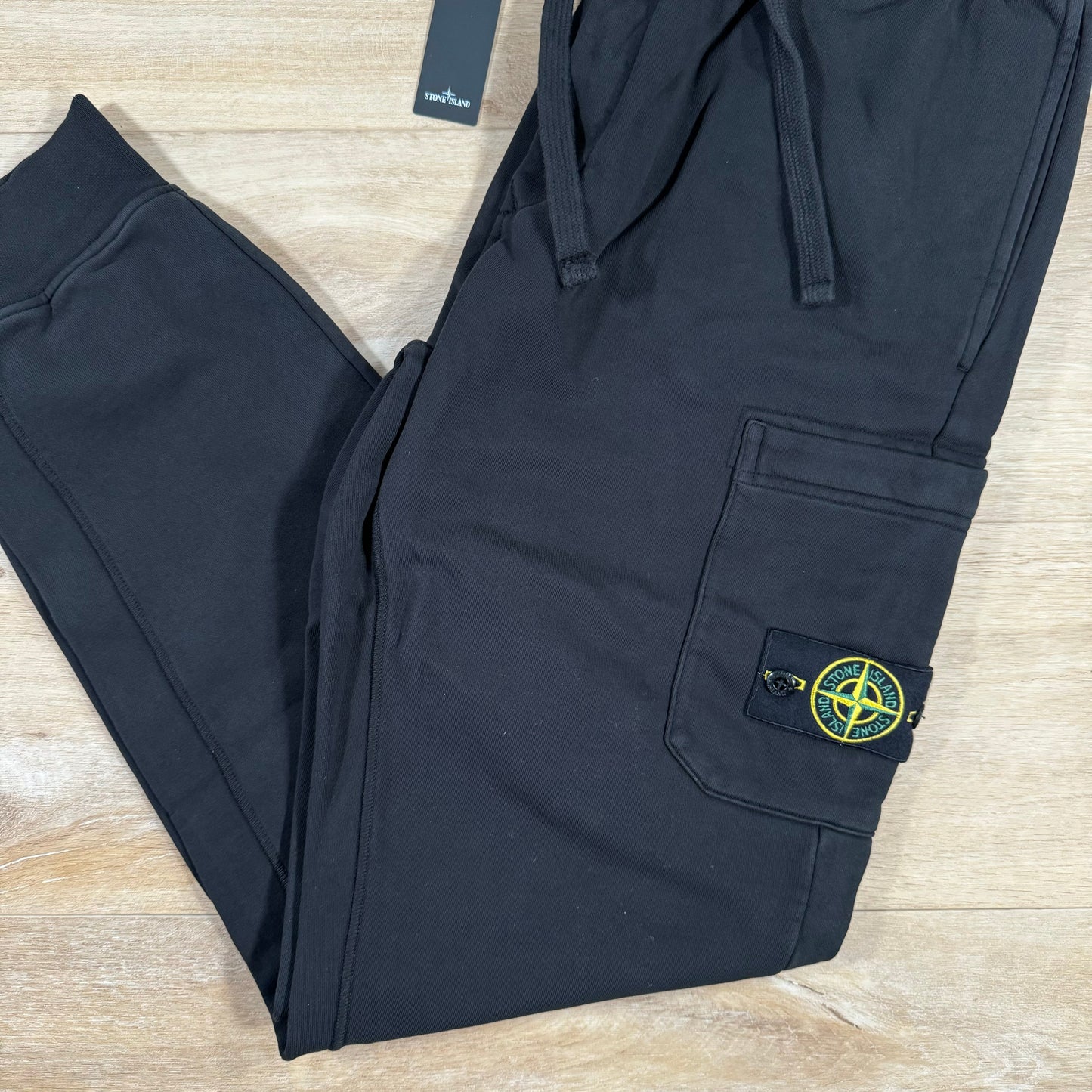 Stone Island Slim Fit Sweatpants in Black