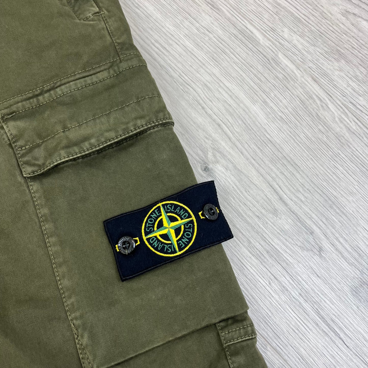 Stone Island Cargo Trousers - Military