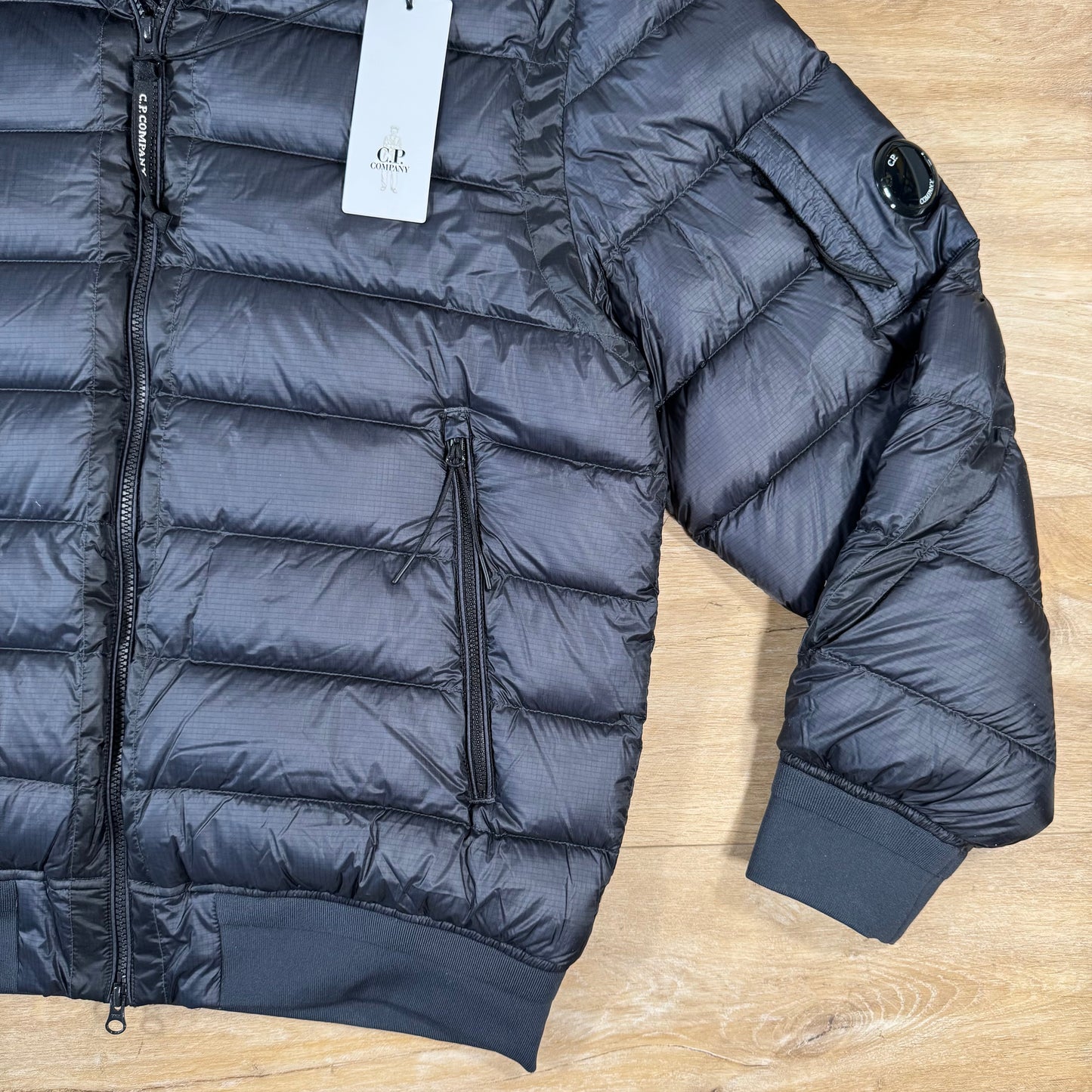 CP Company DD Shell Lens Down Jacket in Navy