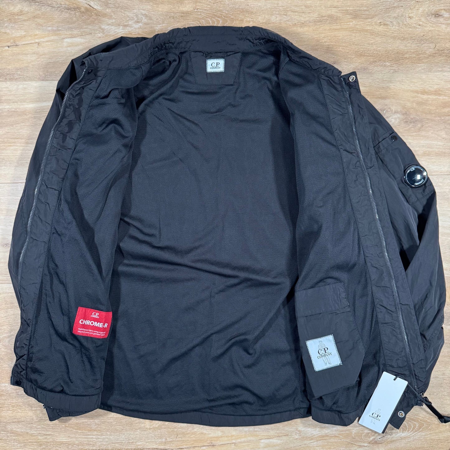 CP Company Chrome-R Lens Overshirt in Black