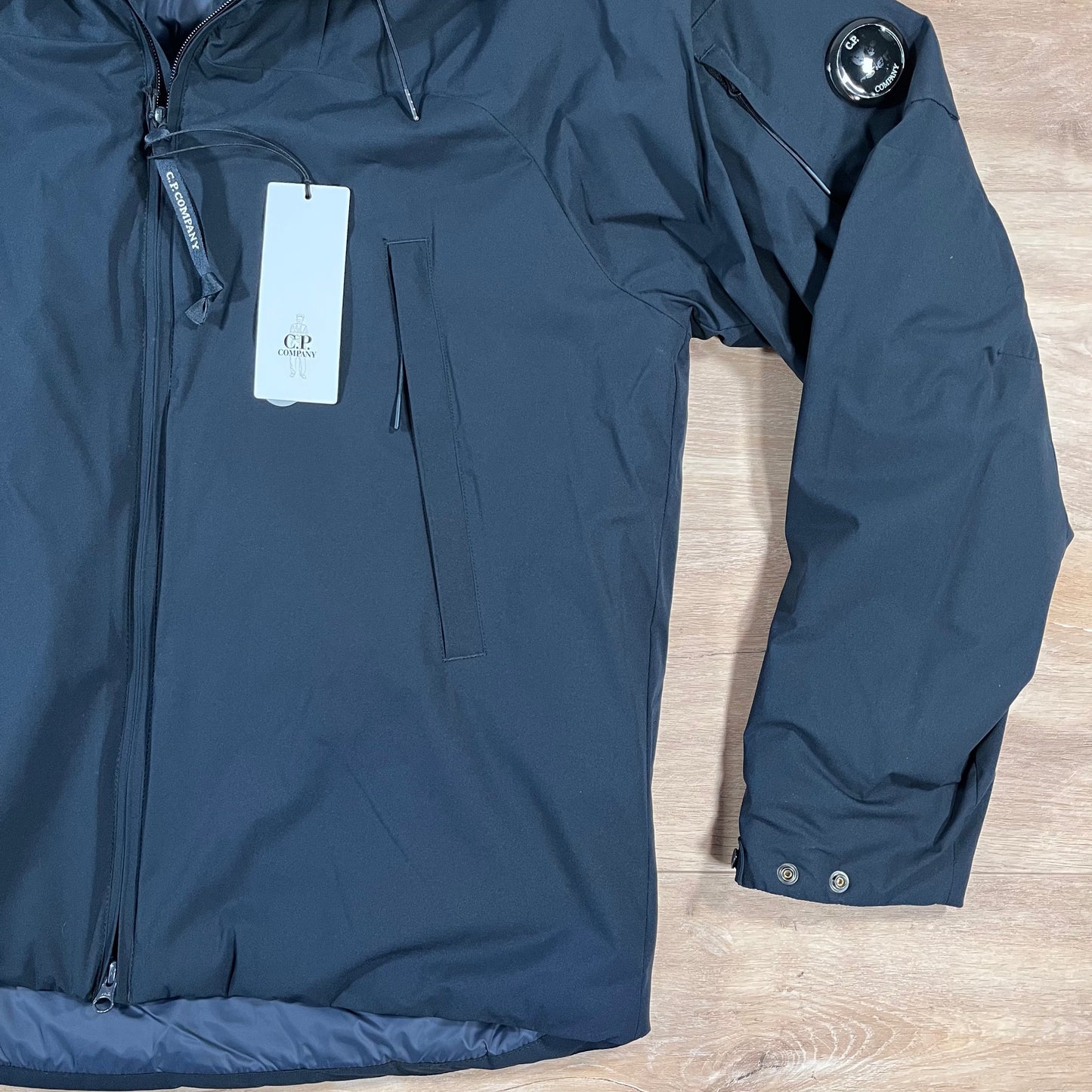 CP Company Pro-Tek Padded Lens Jacket in Navy