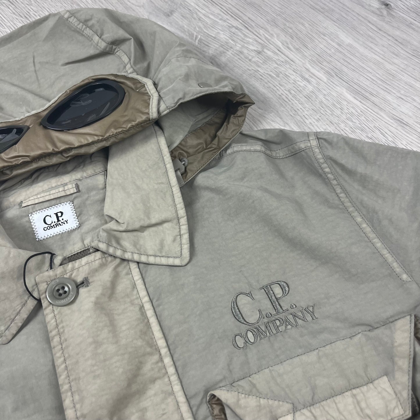 CP Company Goggle Overshirt - Vintage Khaki