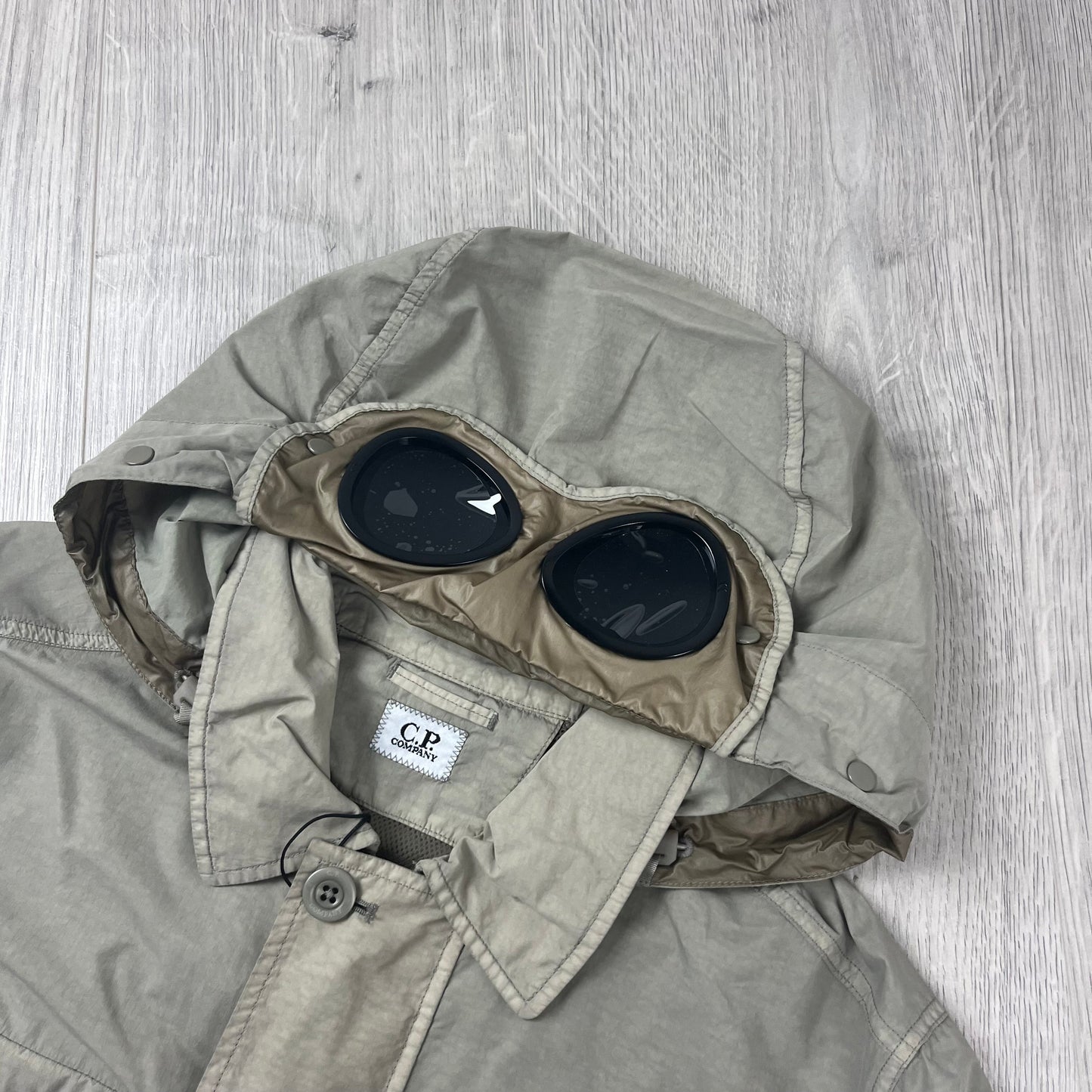 CP Company Goggle Overshirt - Vintage Khaki