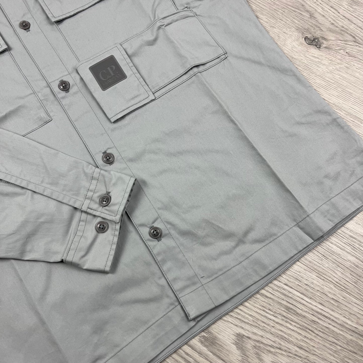 CP Company Metropolis Overshirt - Limestone
