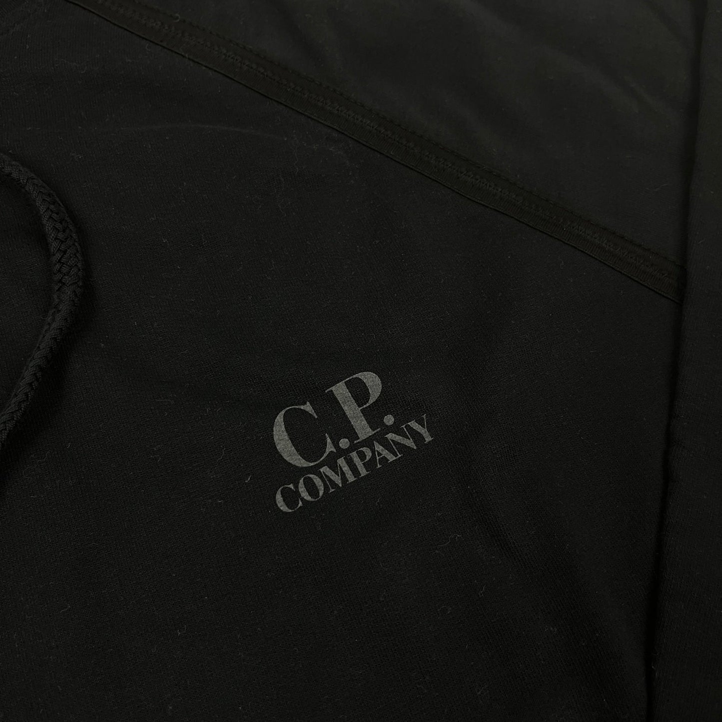 CP Company Light Fleece Hoodie -  Black