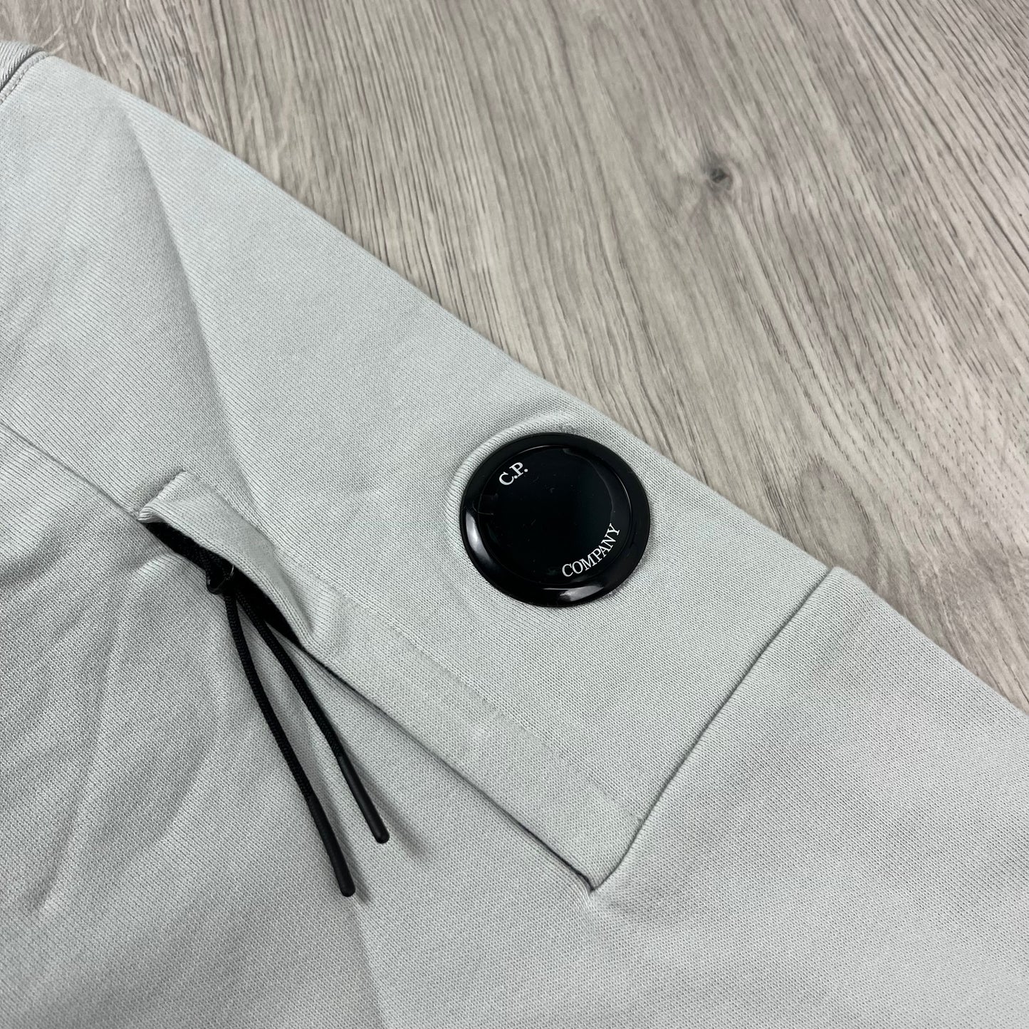 CP Company Raised Fleece Hoodie - Blue Fox