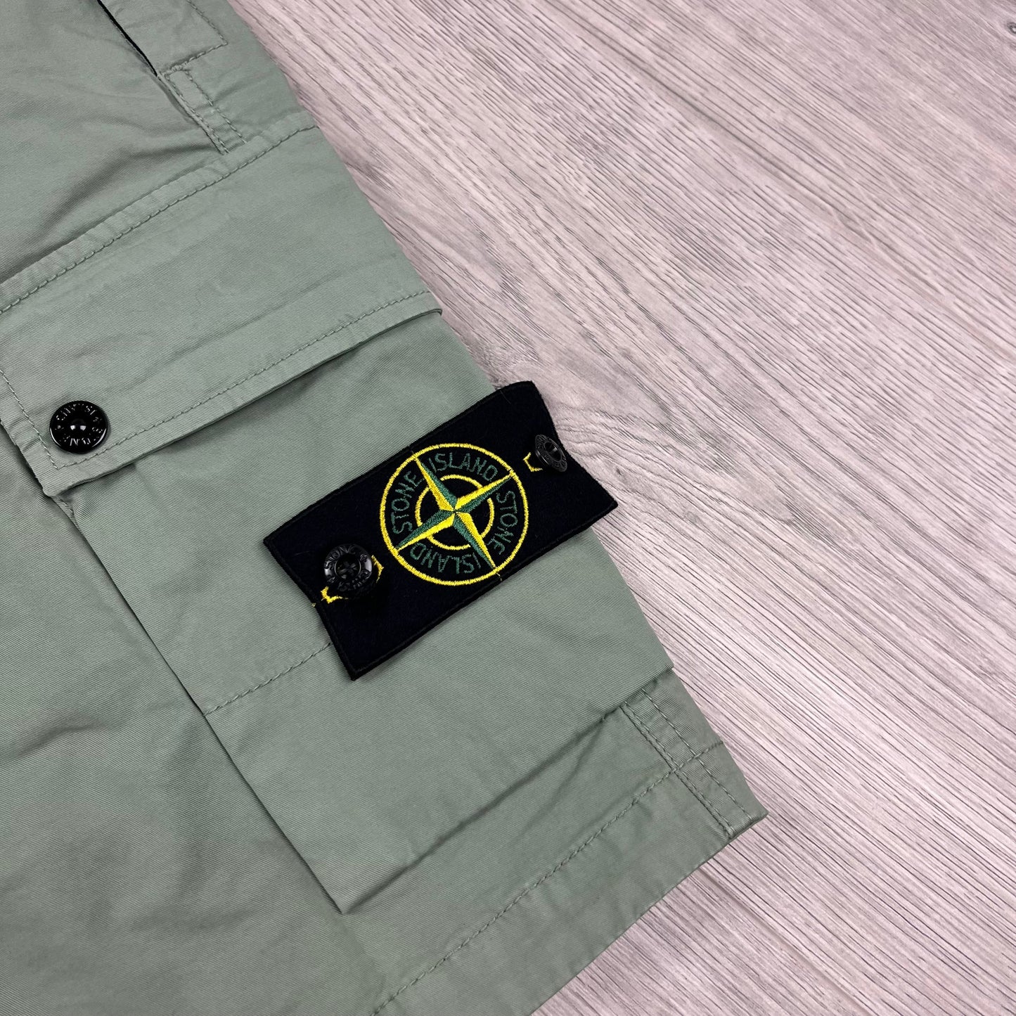 Stone Island Cargo Shorts - Sage