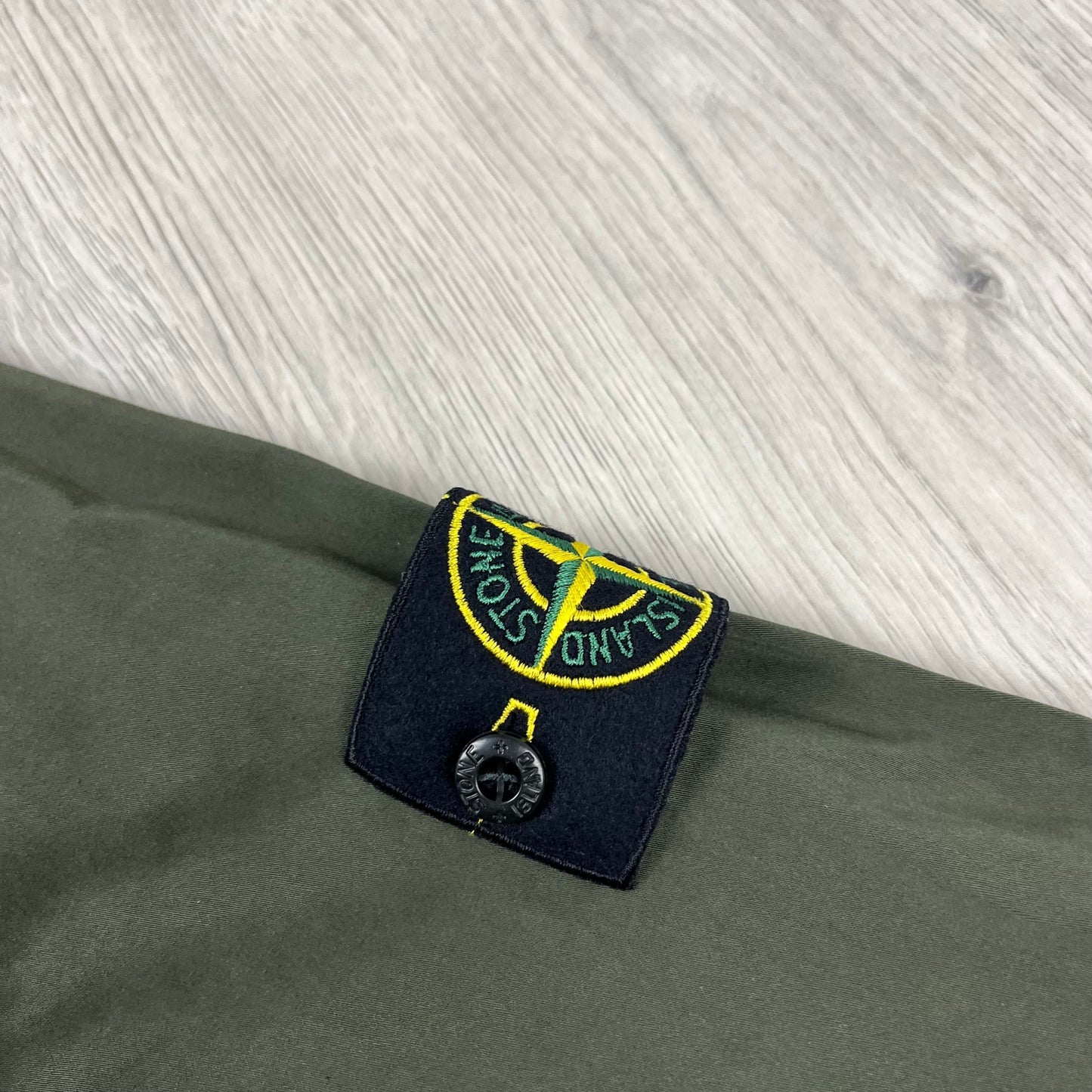 Stone Island Zip Overshirt - Military