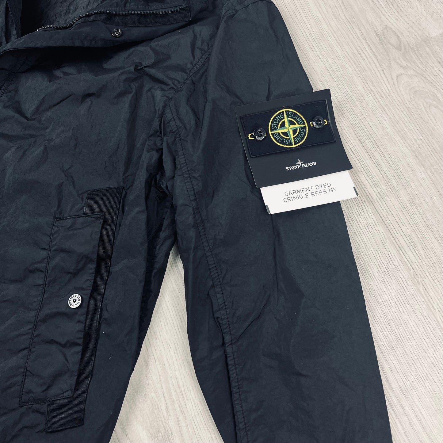 Stone Island Crinkle Reps NY Jacket - Black